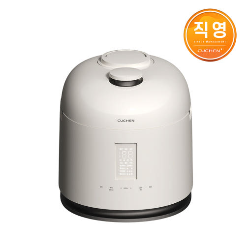 쿠첸 123 밥솥의 압력 취사 모습