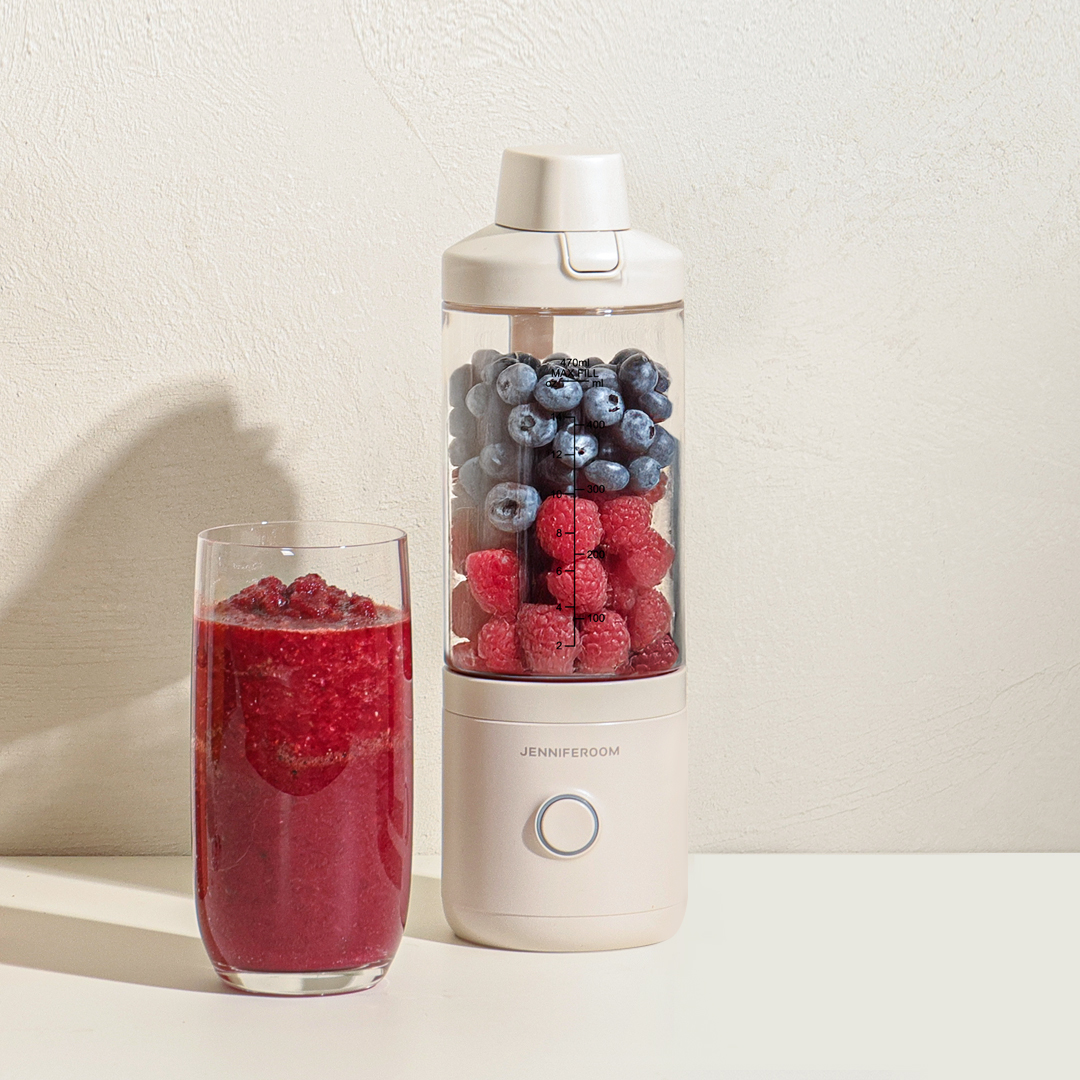 제니퍼룸 블렌드 러쉬 휴대용 무선블렌더 소형 믹서기 과일 주스 믹서 오트밀 JRK-BLP101OM