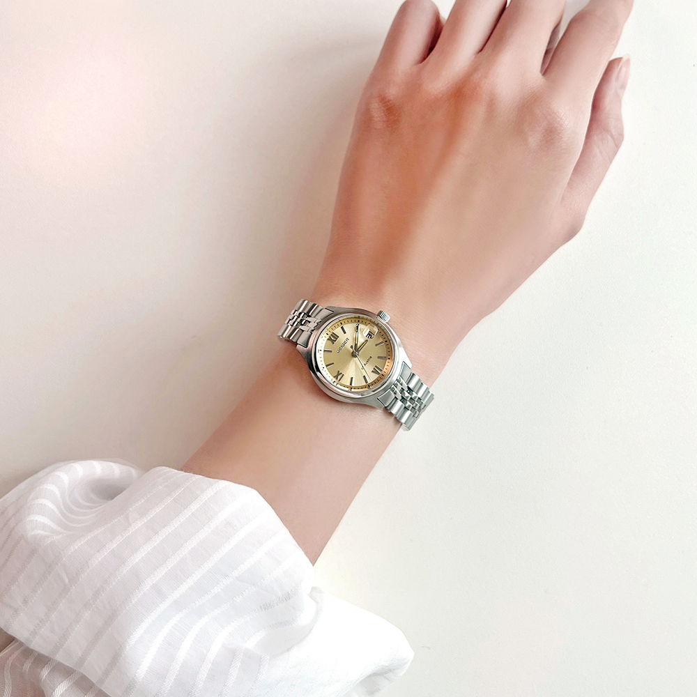 가이거시계 여성 컬러 메탈 손목시계 심플 데일리 GE1273