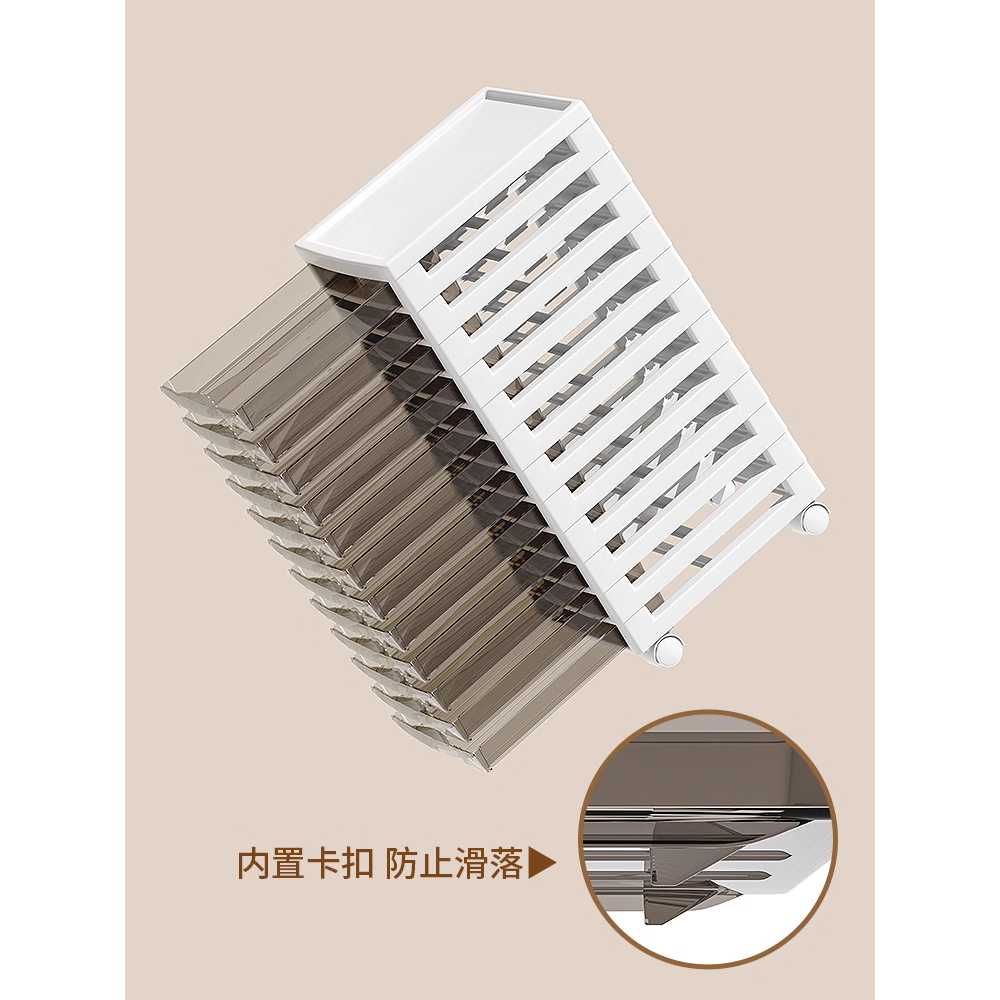 A4서류정리함 문서보관함 이동식 모던 파일 사무실 A4 캐비닛-8단 이미지 6
