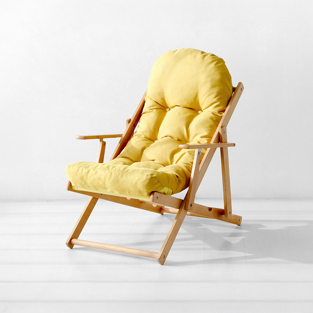 [커버만] 스누그 접이식안락의자 너도밤나무/고무나무 전용커버 옐로우 5434.0297