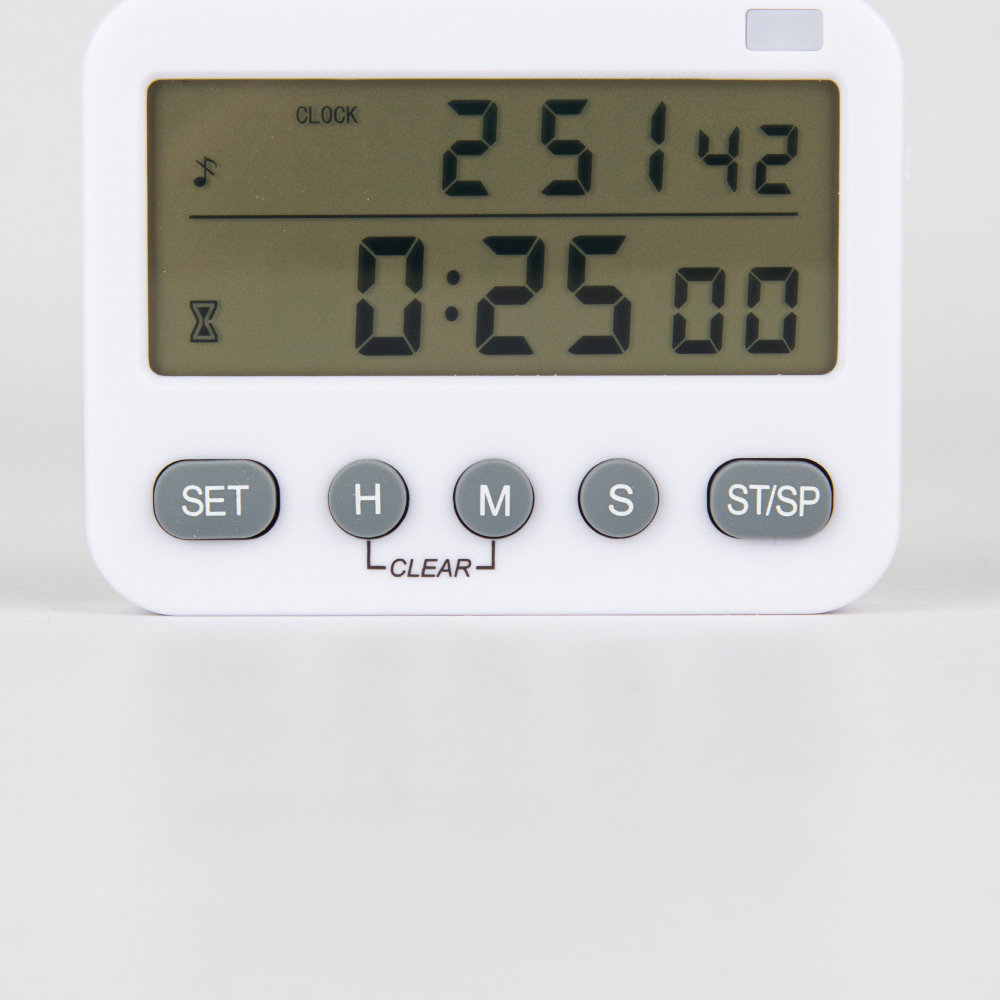 퓨어미즈키 듀얼 스톱워치 순공 진동 무소음 수능 공부 쿠킹 타이머