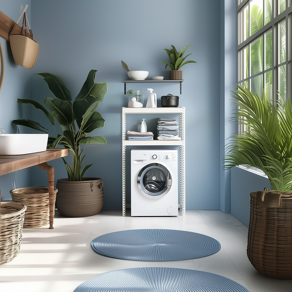 세탁기선반 건조기 드럼 김치냉장고 통돌이 철제선반 스피드랙 600300900 2단