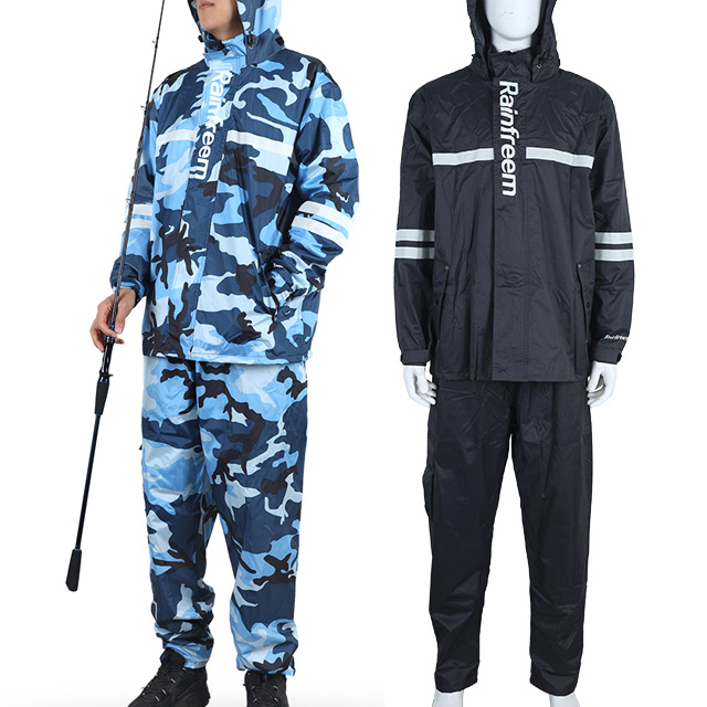 레인프림 상하의 분리형 레인코트 낚시 캠핑 여행 등산 일상 우비 우의