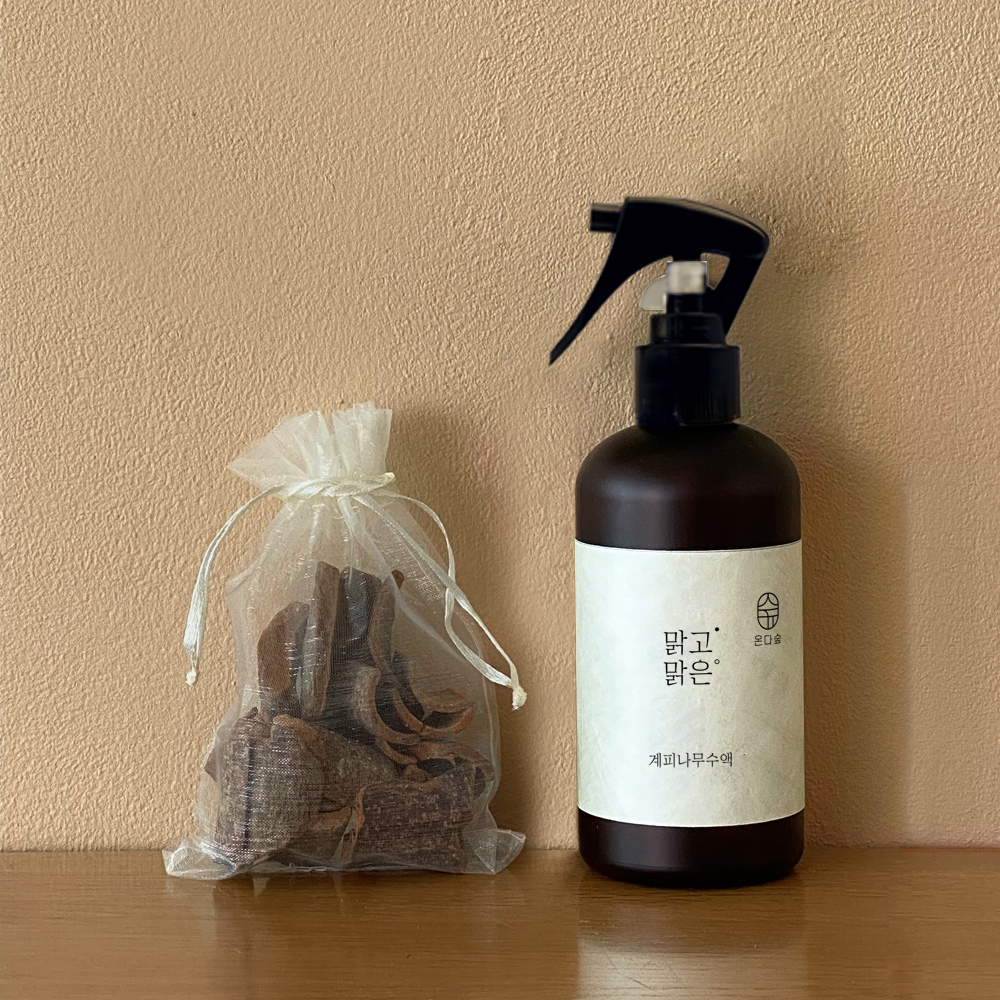 국내생산 계피오일과 물이 아닌 편백수 혼합으로 효과 UP 계피스프레이250+큐브1