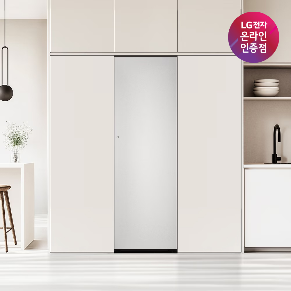 LG 컨버터블 패키지 오브제컬렉션 Fit & Max 냉동전용고 Y324SV3S / Y324SV3SK (스톤실버/문열림선택)