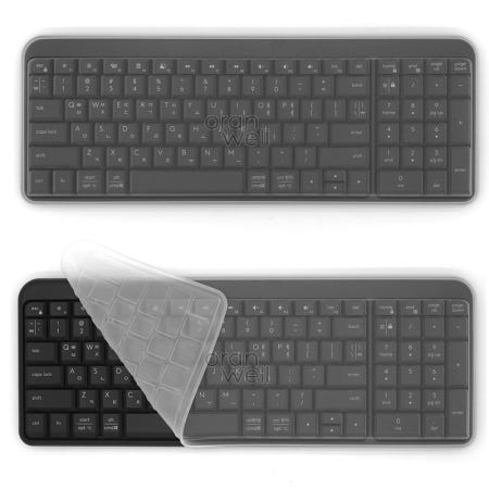 오랜웰 로지텍 MK250/K250 전용 키보드덮개 커버 키스킨(79)