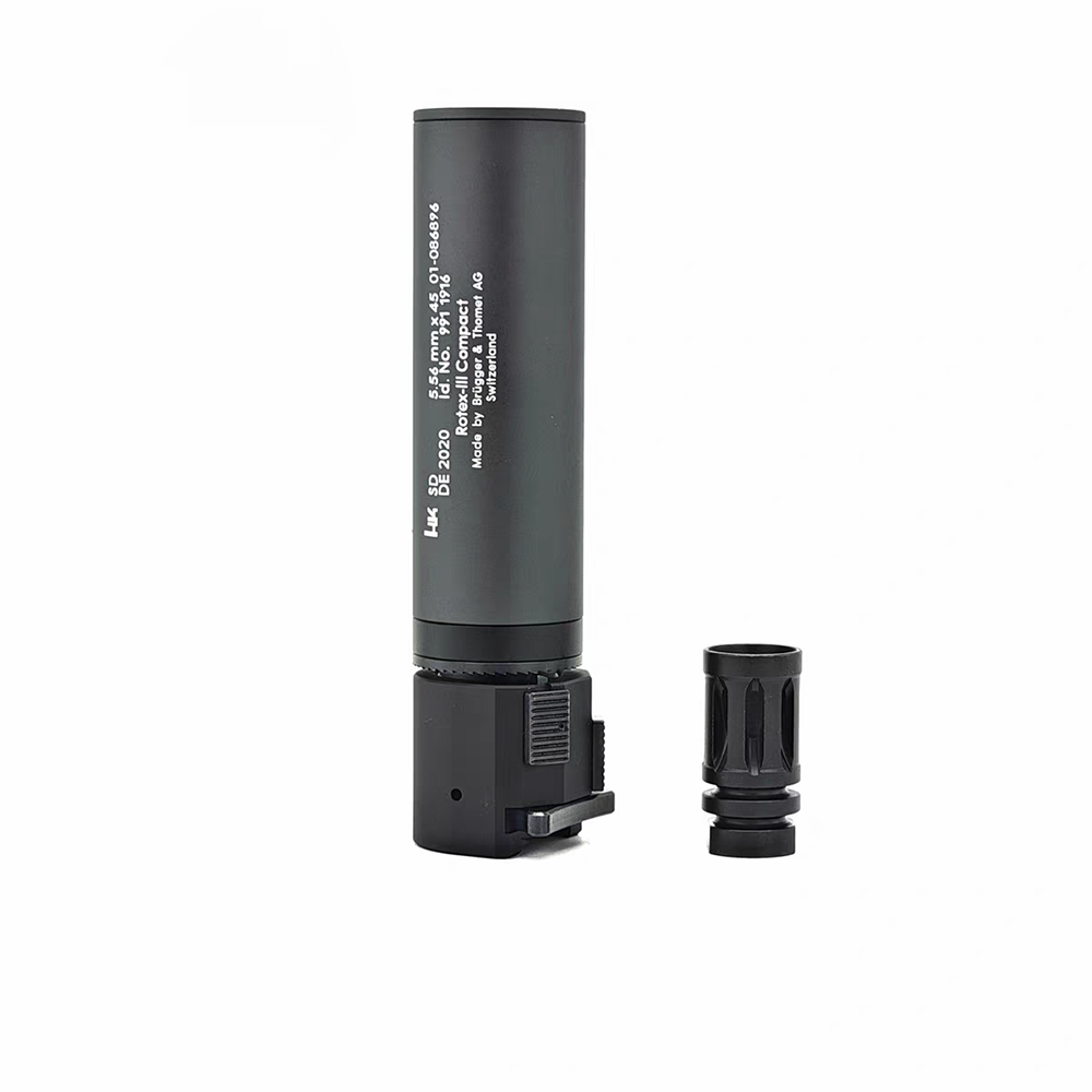 HK416 A5 스타일 퀵릴리즈 메탈 소음기 세트 - 메인 이미지