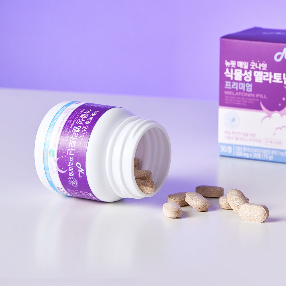 뉴핏 매일 굿나잇 고함량 식물성 멜라토닌 5mg 30정 - 상세 이미지 5