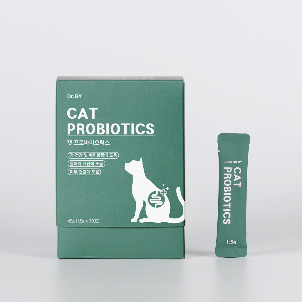 닥터바이 캣 프로바이오틱스 고양이 유산균 장 건강 영양제 30포, 1개 - 상세 이미지 4