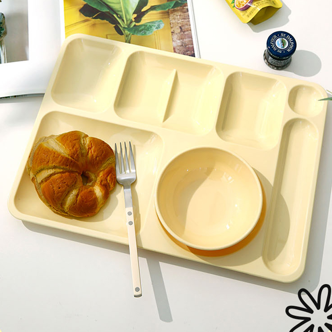 국산 급식판 성인 어른 다이어트 유아식 아이 초등학생 가정용 식판