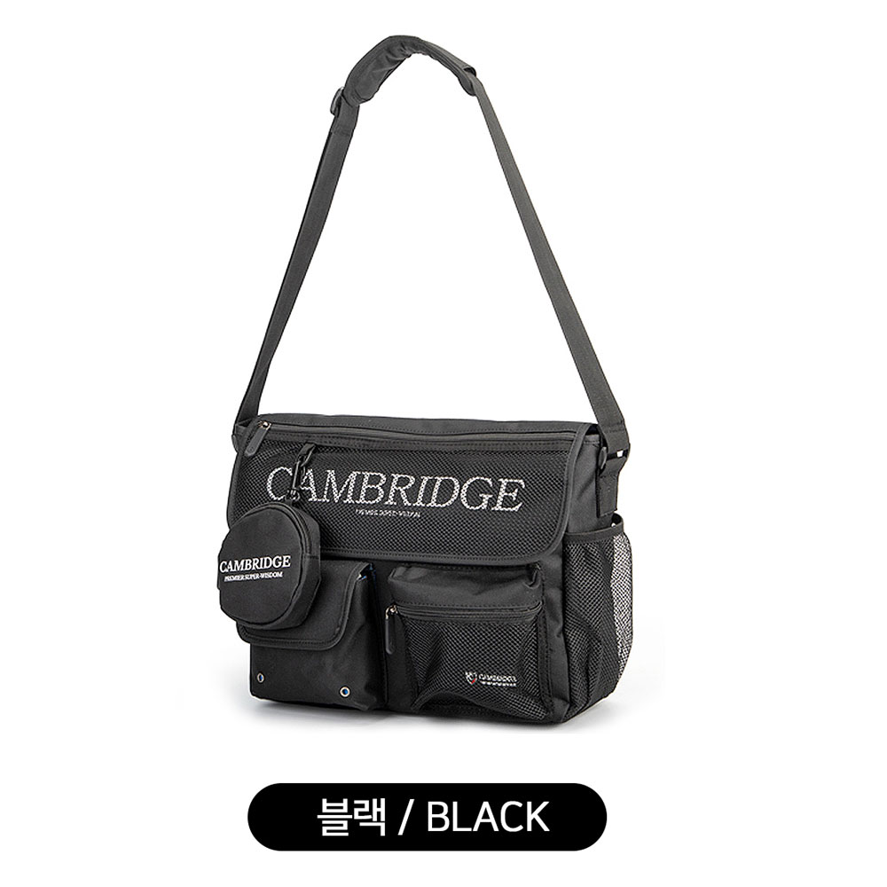 큰 메신저백 중 고등학생 대형 빅사이즈 크로스백 남학생 여학생 대학생 옆으로매는 책가방 - 상세 이미지 2