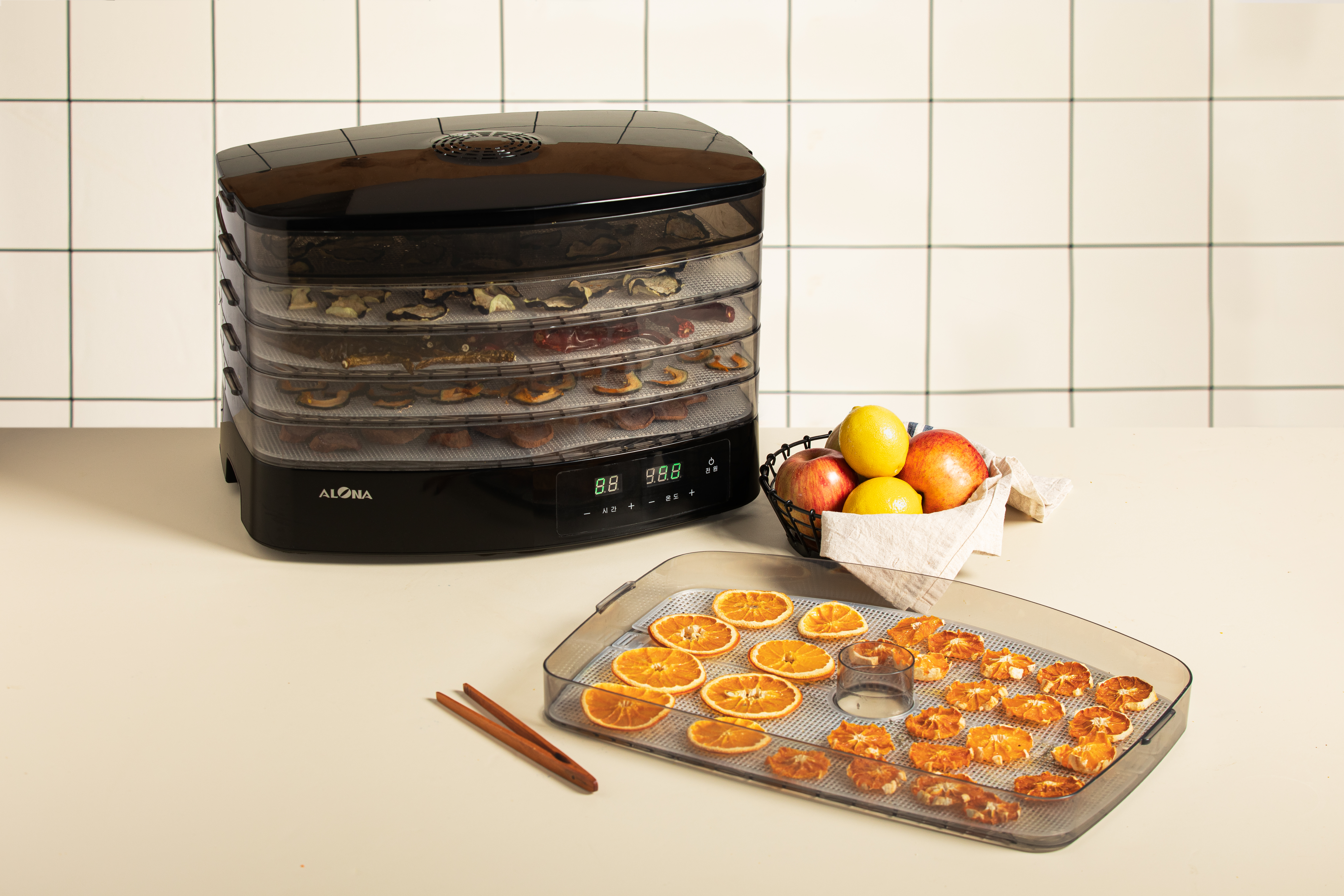 아로나 식품건조기 과일 고추 야채 생선 애견 간식 국산 가정용 ALD-500TB