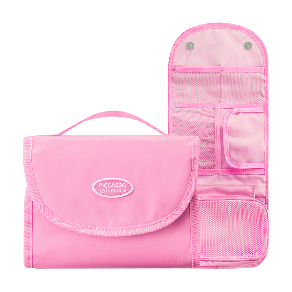 [피카소꼴레지오니] 데일리 메이크업 파우치 핑크 1ea