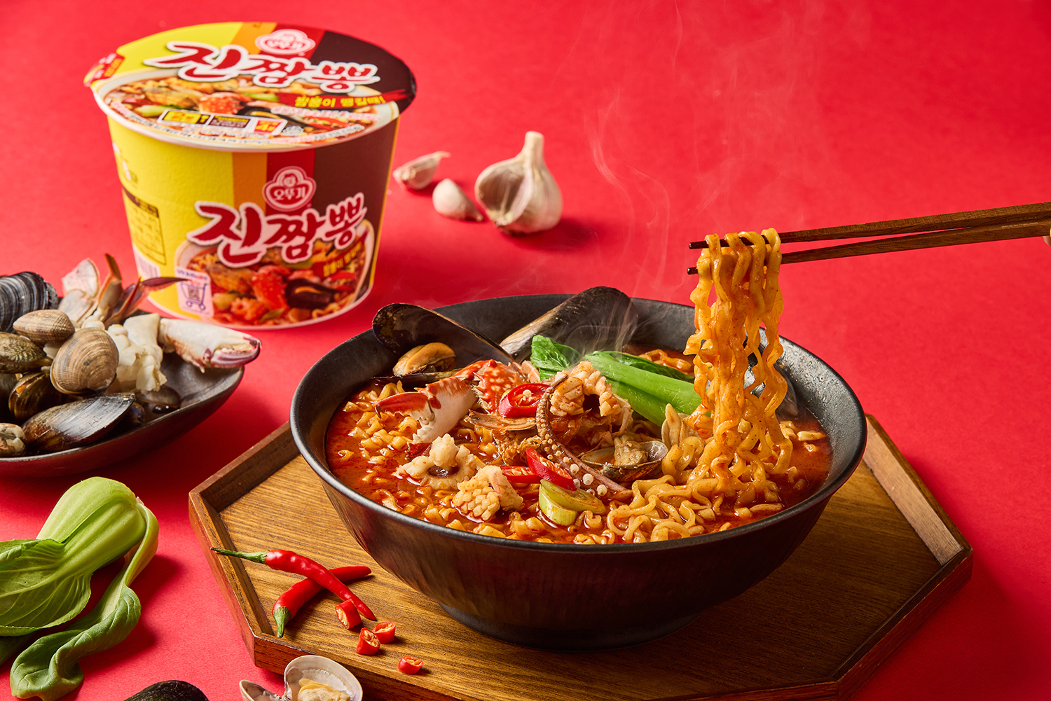 오뚜기 진짬뽕 큰컵라면 115g, 12개 이미지 2