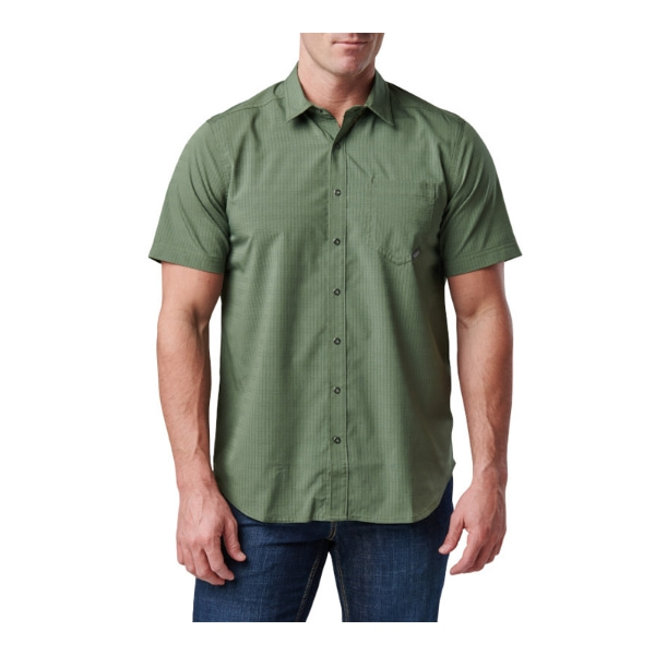 5.11 택티컬 에어리얼 반팔 셔츠(그린존) - 5.11 Tactical Aerial Short Sleeve Shirt(Greenzone) - 상세 이미지 2