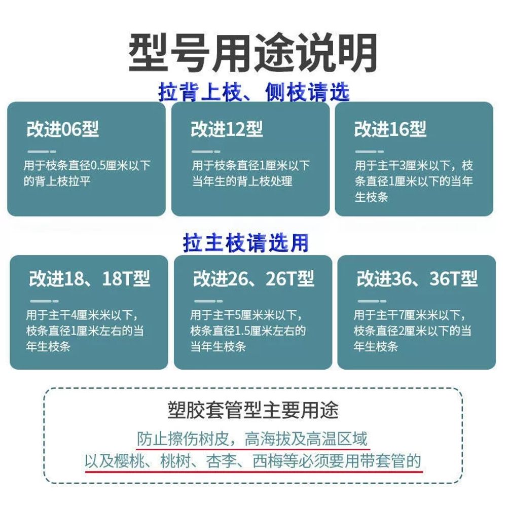 가지유인기 과수자재 과수원 고정 유인추 사과 J. 뒤쪽과 상단 가지 각각 12g 16g - 상세 이미지 5