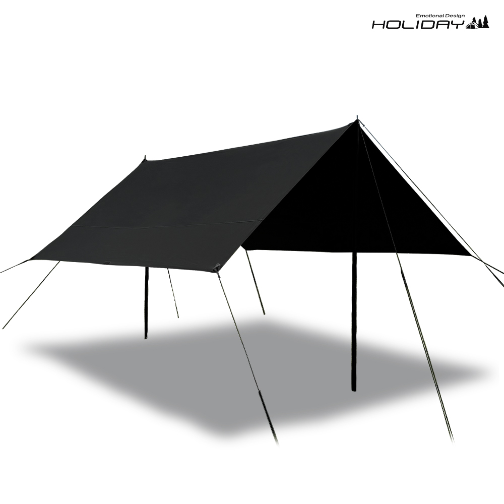 홀리데이 캠핑 나일론 실타프 70D 실리콘 렉타 타프