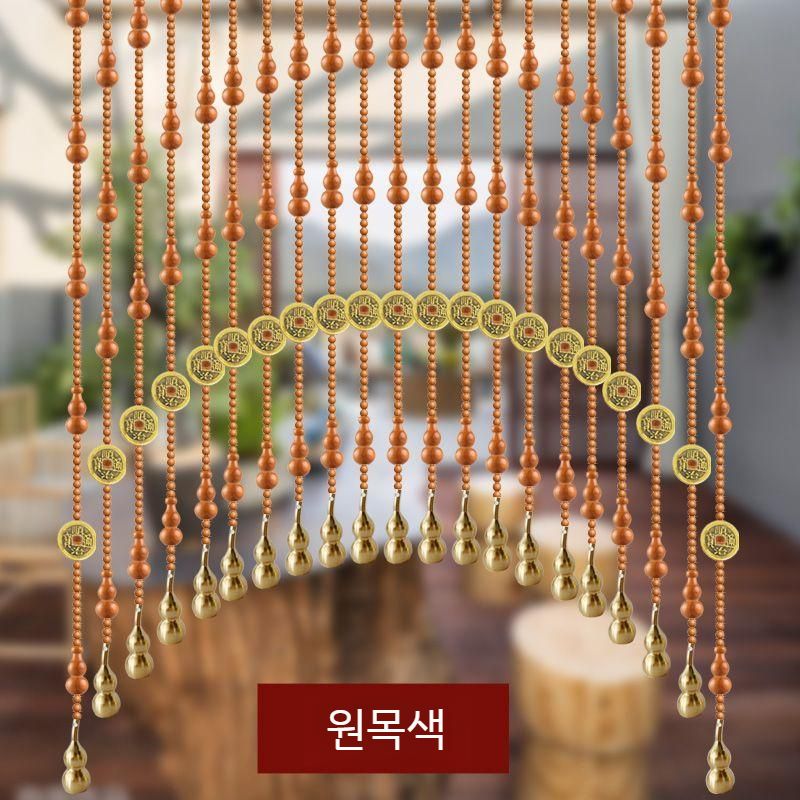 발 중국집발 식당 중국집 구슬발 주방 출입문 문 비즈 나무발 현관 - 상세 이미지 5
