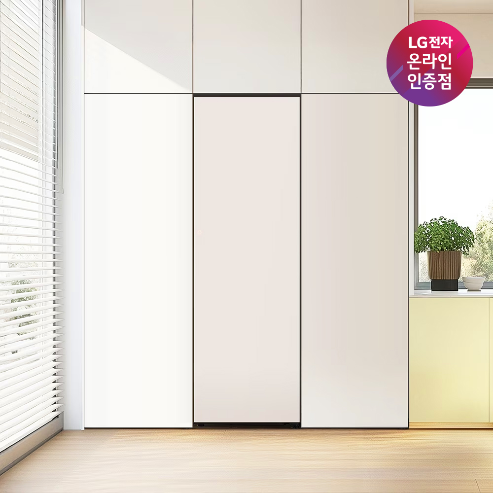 LG 컨버터블 패키지 오브제컬렉션 Fit & Max 냉동전용고 Y324GG3S (글라스 토프/문열림선택)