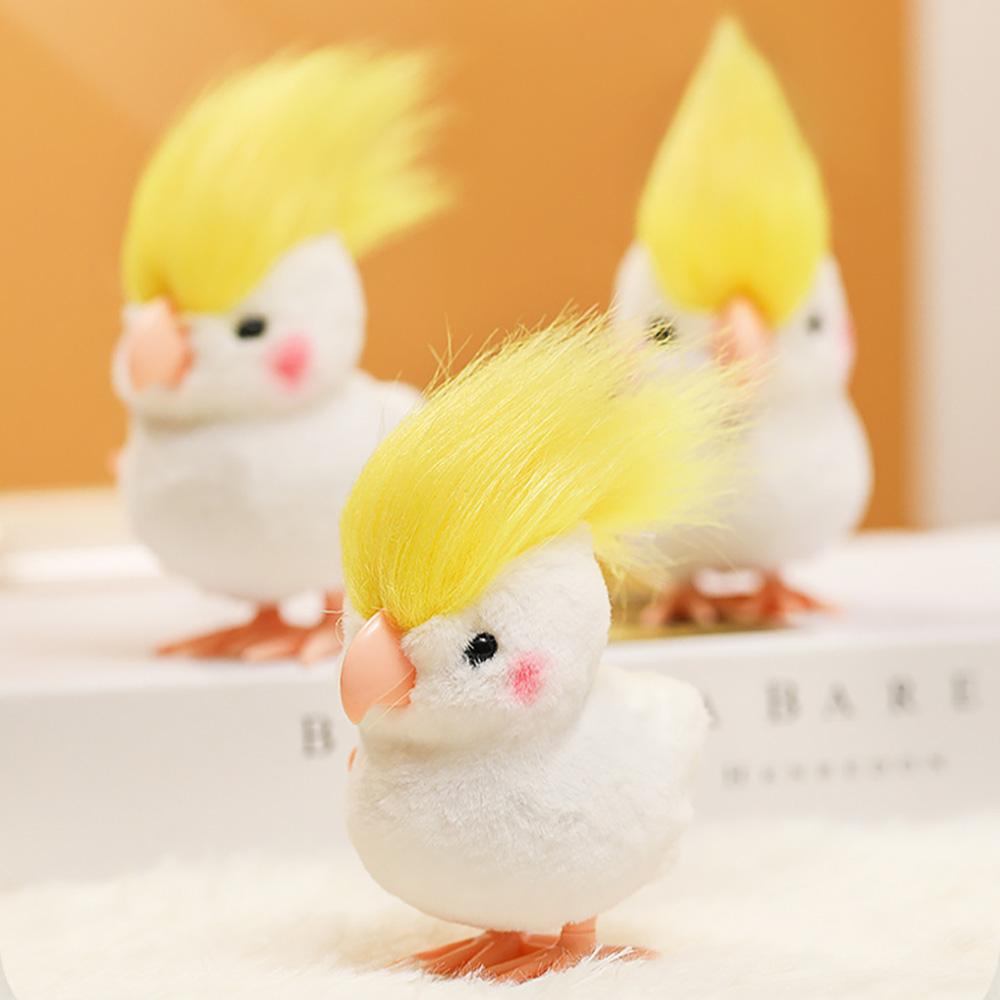 걸어다니는 반려 앵무새 노랑머리꾸미기 태엽인형 움직이는 앵집사 선물 쓸데없는 새인형 인싸템 이미지 8