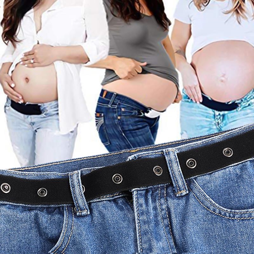 바지 허리 늘리기 벨트 청바지 치마 요술단추 확장 연결 단추 수선 버클 임산부 똑딱이 - 상세 이미지 3
