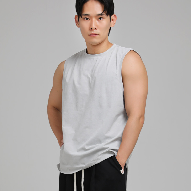 남자나시 드라이쿨 민소매 러닝 헬스 기능성 티셔츠 제품 이미지