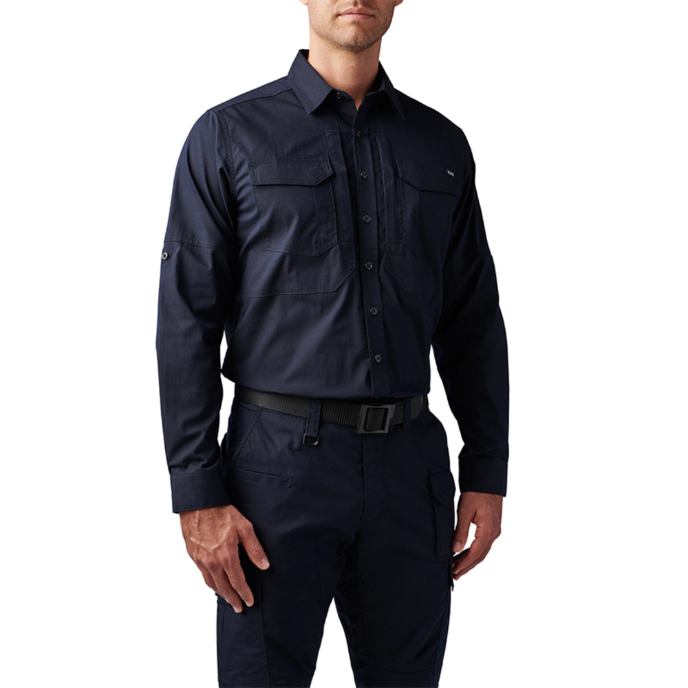 5.11 택티컬 ABR 프로 긴팔 셔츠 (다크 네이비) - ABR Pro Long Sleeve Shirt (Dark Navy) - 상세 이미지 3