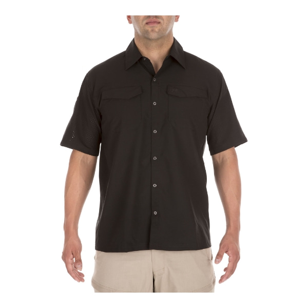 5.11 택티컬 프리덤 플렉스 반팔 셔츠(블랙) - Freedom Frex Short Sleeve Shirt (Black) - 상세 이미지 3