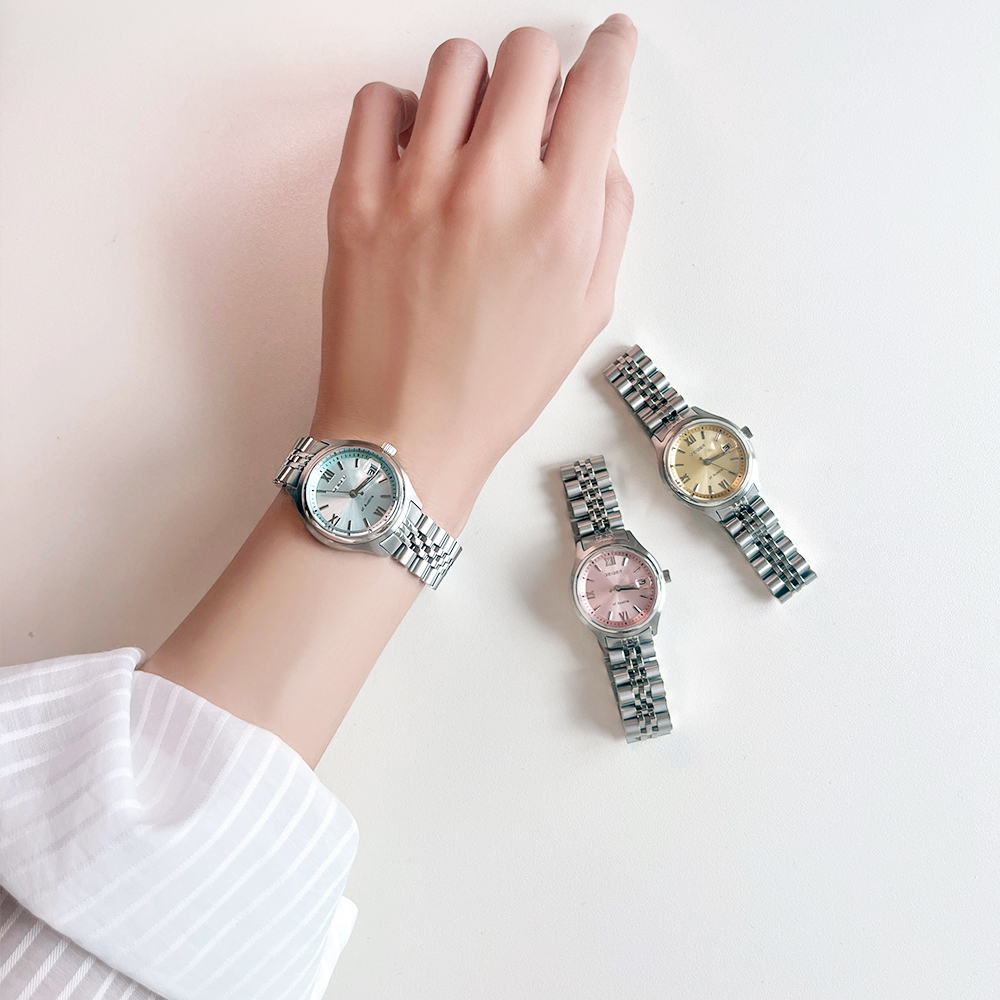 가이거시계 여성 컬러 메탈 손목시계 심플 데일리 GE1273