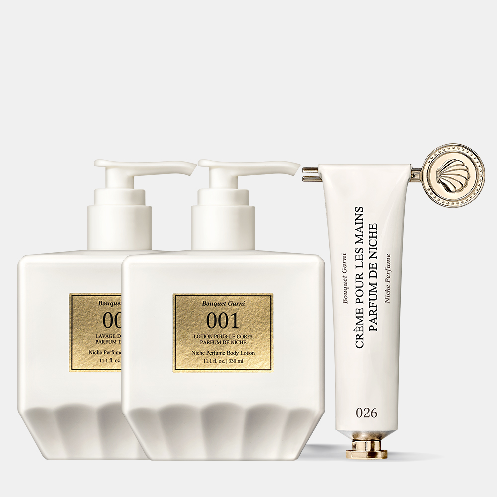 💐[네이버 단독] 부케가르니 니치퍼퓸 바디로션+바디워시 330ml 향 2종💐 - 상품 이미지
