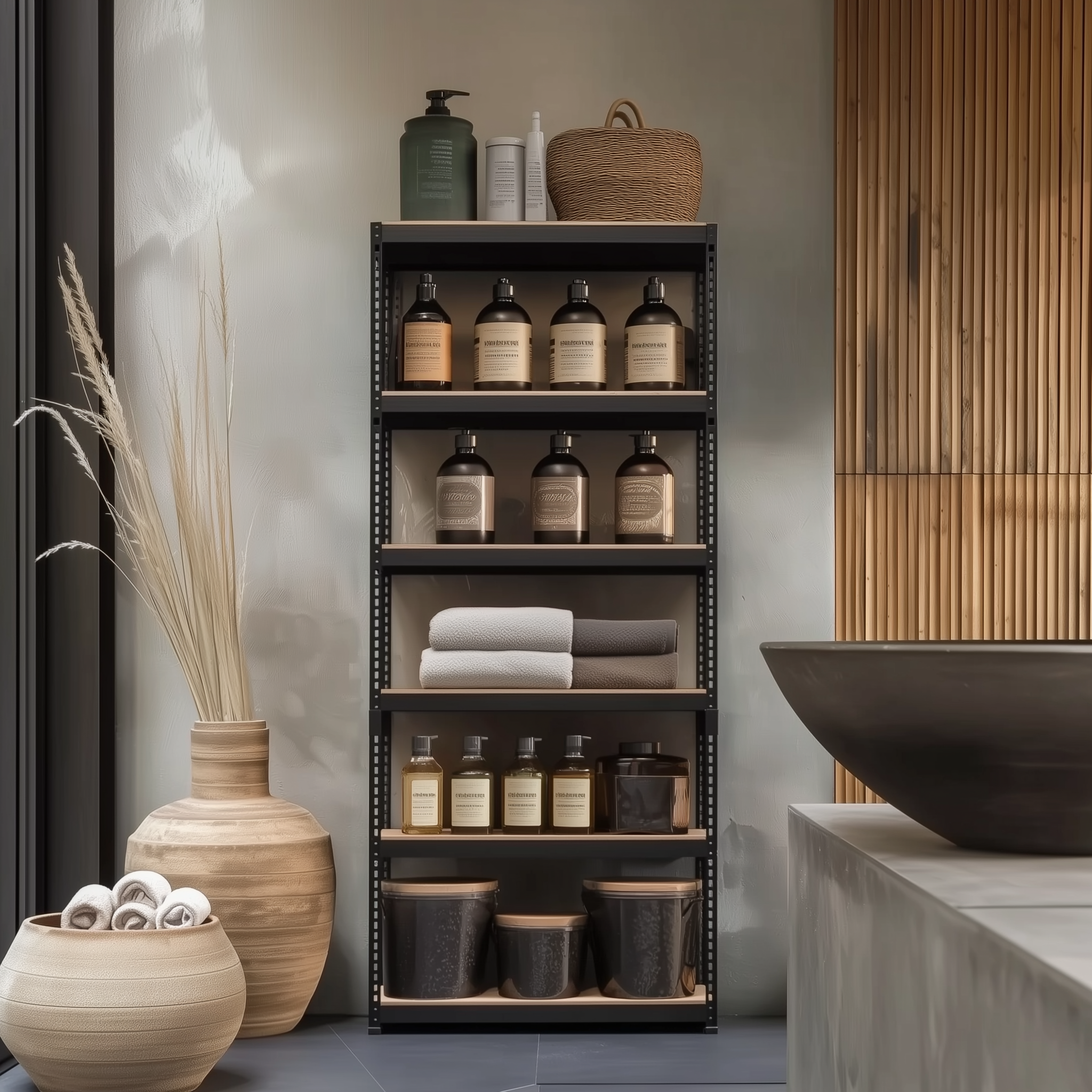 선반 철제 수납선반 6단 12T합판 스피드랙 다용도 랙 모듈 미니 선반장 3003001200