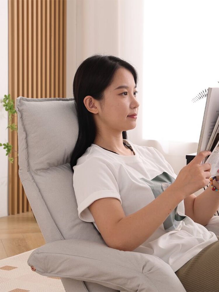 좌식 의자 푹신한 편안한 각도조절좌식의자 소파 등받이 체어 - 상세 이미지 4