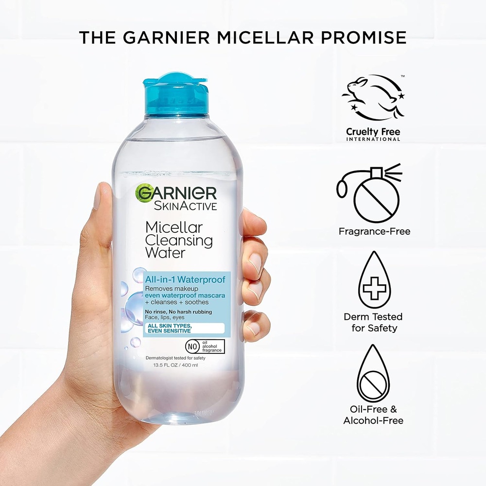 가르니에 미셀라 클렌징워터 400ml - 상세 이미지 5