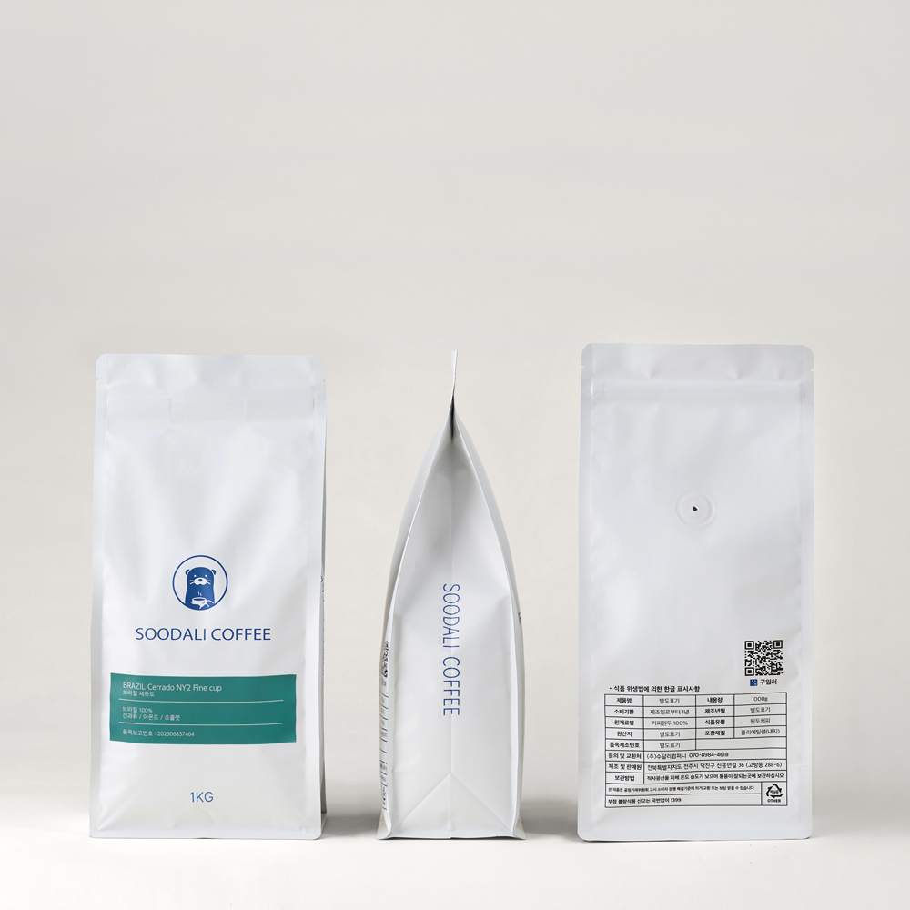 [무료배송] 수달리커피 원두커피 산미없는 고소한 브라질 세하도1kg 외 6종 홀빈 분쇄