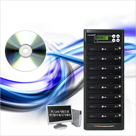 디지털존 DVD복사기 1:7 CD동시카피 Mdisk 영구보존 데이터 저장 PCLINK807H