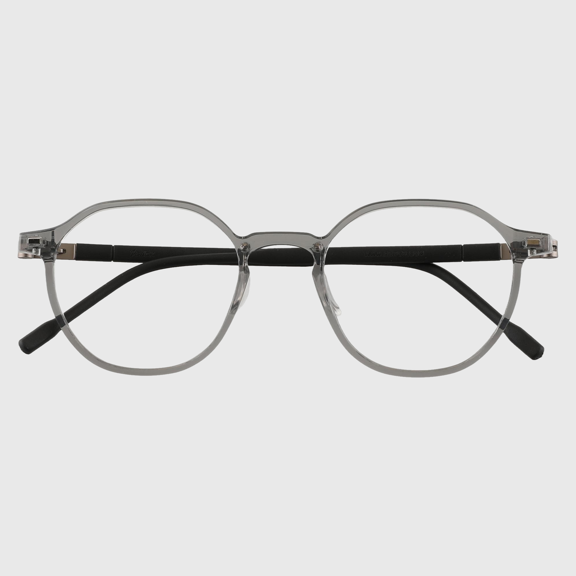 국산 나사없는 명품 크라운판도 투명 뿔테 안경 블루스크린차단 제품 이미지