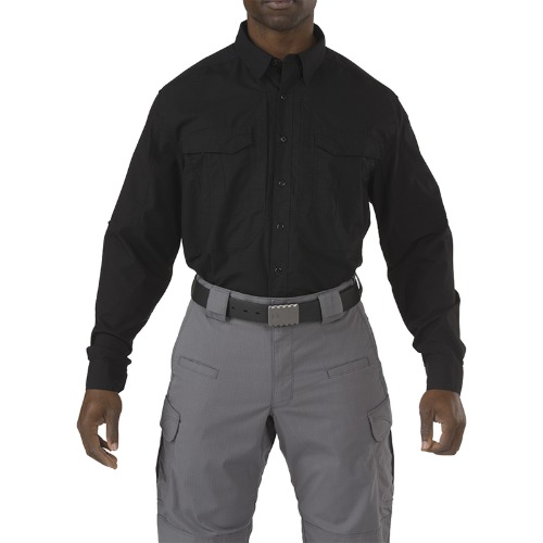 5.11 택티컬 스트라이크 긴팔 셔츠 (블랙) - Stryke Long Sleeve Shirt (Black) - 상세 이미지 5