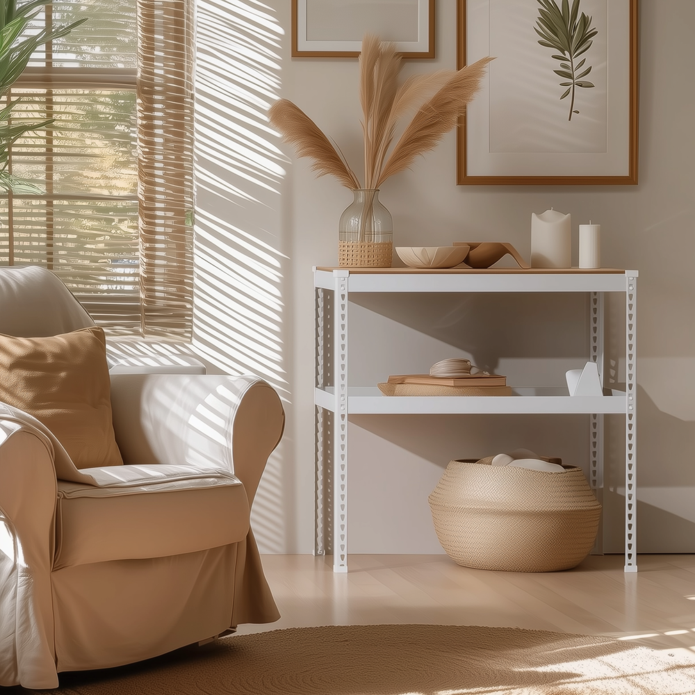 스피드랙 V2 철제선반 건조기 조립식앵글 창고 베란다 고릴라 렉 300300600 2단