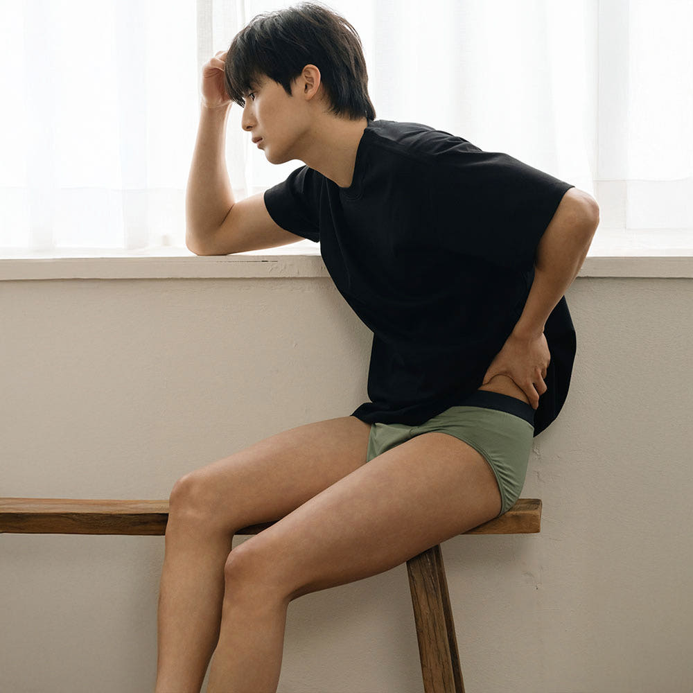미언더 [3P][미언더] 나무팬티 남성 모달 삼각 팬티