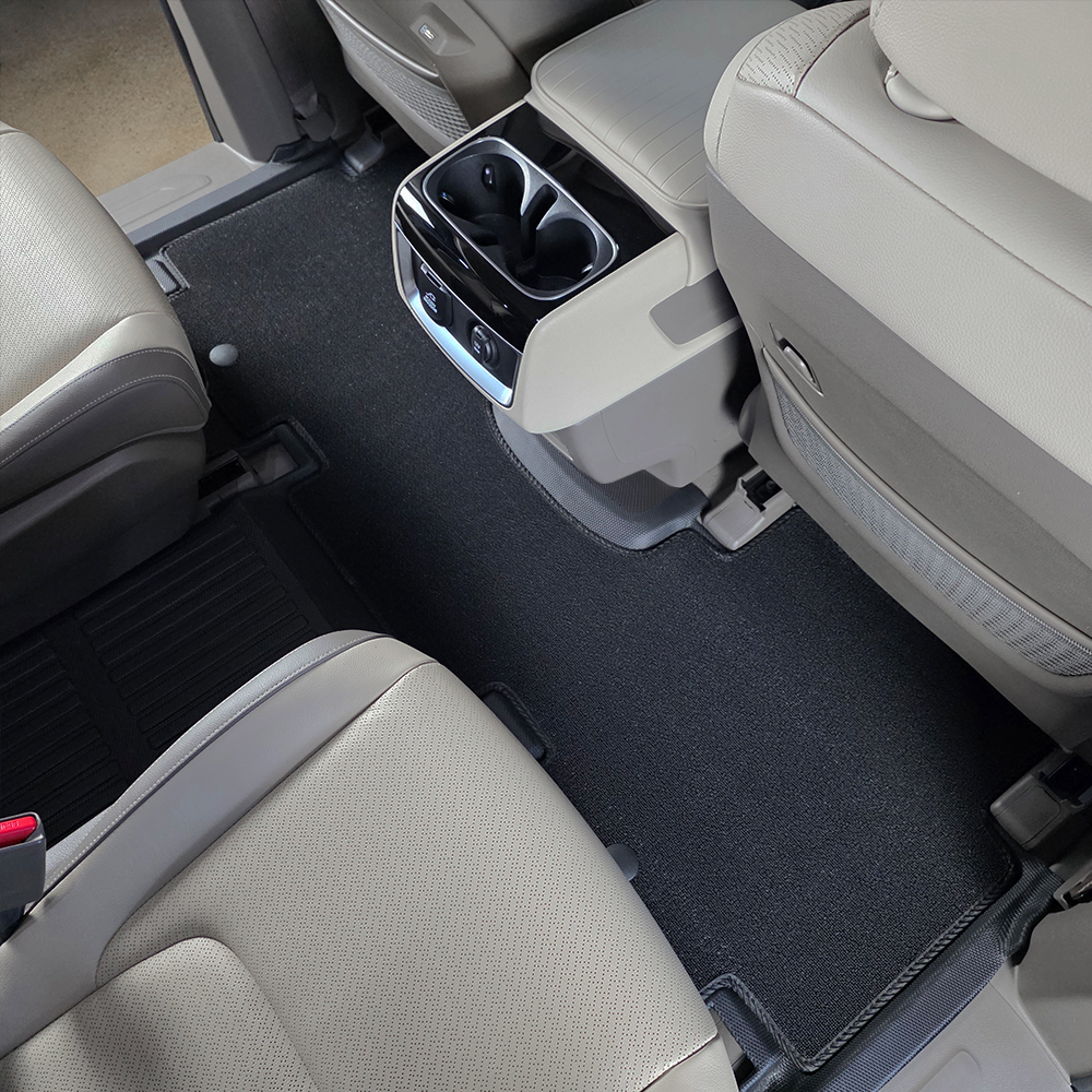 TPE 카매트 4세대 카니발 (21-26년형) 보조매트, 2열 9인승 하이브리드