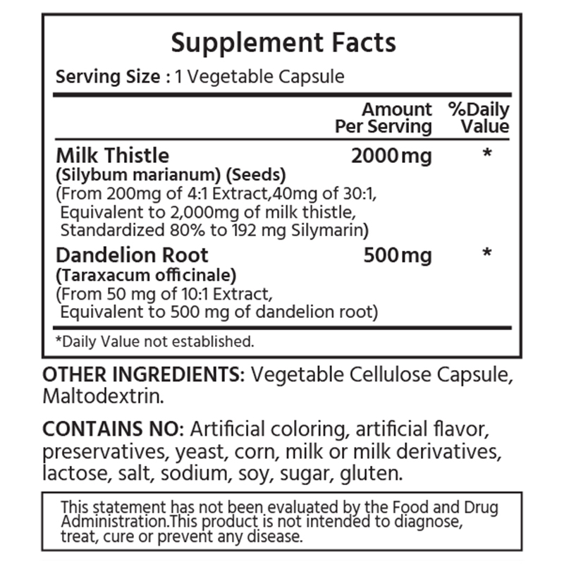 마이라이프내추럴스 밀크씨슬 2000mg 알약 120캡슐, 3개 - 상세 이미지 2