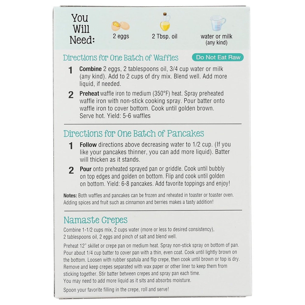 나마스테 글루텐프리 와플팬케이크믹스 6팩