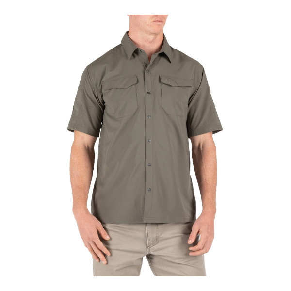5.11 택티컬 프리덤 플렉스 반팔 셔츠(레인저그린) - Freedom Frex Short Sleeve Shirt (Ranger Green) - 상세 이미지 3