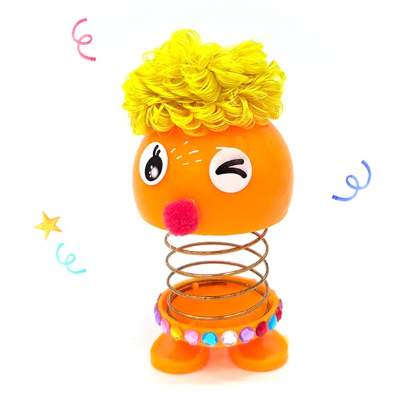 [스쿨피아] 스프링 점핑 걱정인형 만들기 DIY 1세트 - 상품 이미지