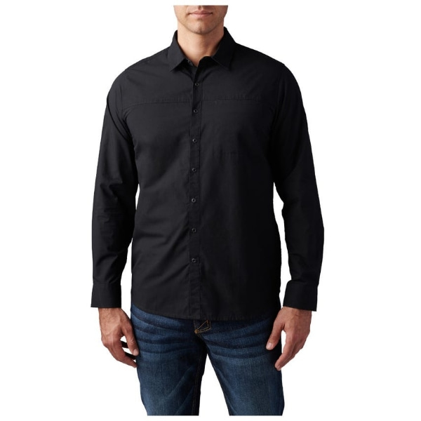 5.11 택티컬 이고르 솔리드 긴팔 셔츠(블랙) - Igor Solid Long Sleeve Shirt (Black) - 상세 이미지 2