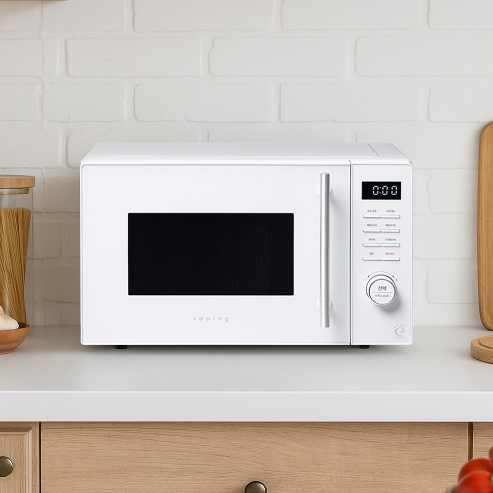 쿠잉 전자렌지 MM-E2501WW 전자랜지 미니 소형 원룸 화이트