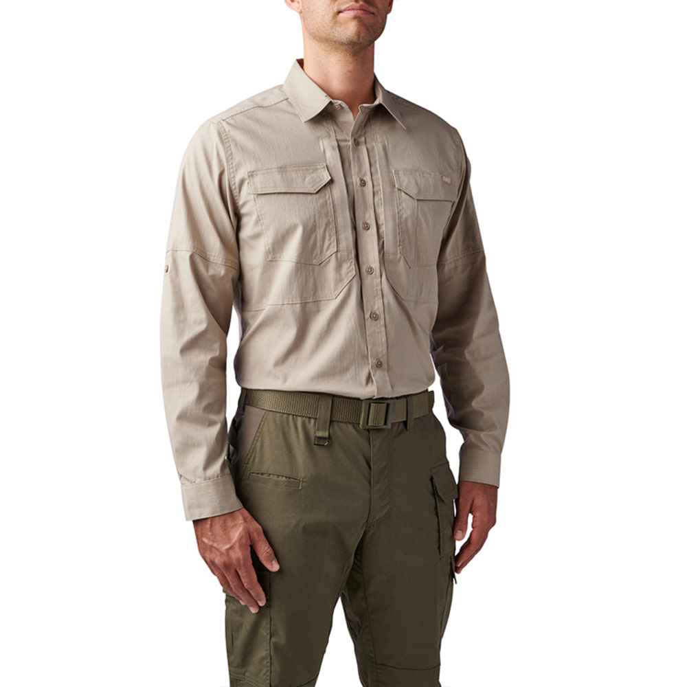 5.11 택티컬 ABR 프로 긴팔 셔츠 (카키) - ABR Pro Long Sleeve Shirt (Khaki) - 상세 이미지 2