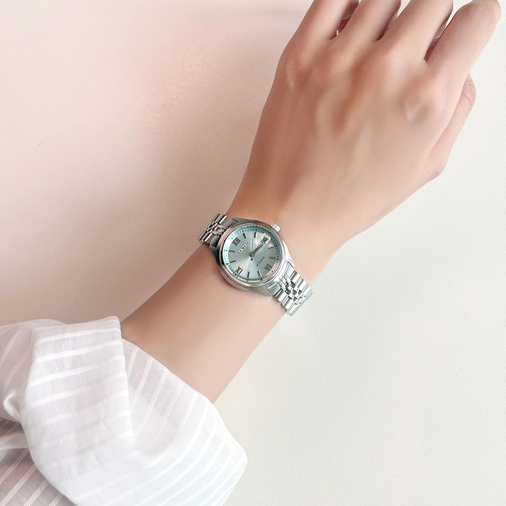 가이거시계 여성 컬러 메탈 손목시계 심플 데일리 GE1273