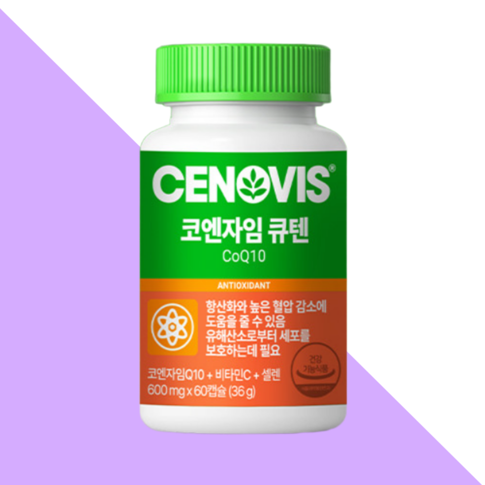 세노비스 코엔자임 큐텐 Q10 코큐텐 60캡슐X1박스 - 메인 이미지